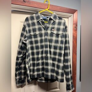 Indian Motorcycle Button Up Long Sleeve Shirt men’s size large